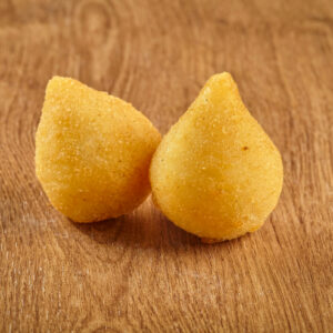 a pair of fried food on a table
